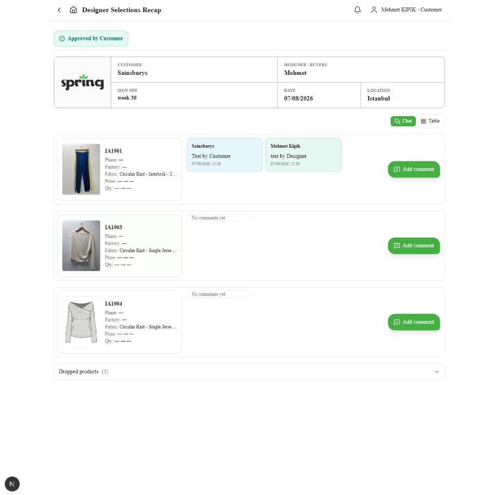 Approved — Chat view